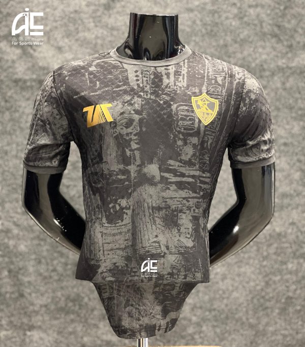 ⁦تيشرت الزمالك التخيلى (الاسود)⁩ - الصورة ⁦5⁩