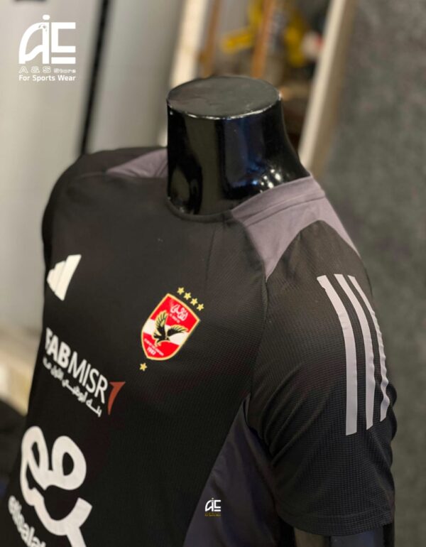 ⁦تيشرت الاهلى التدريبى اسود (2025)⁩ - الصورة ⁦4⁩