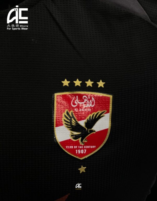 ⁦تيشرت الاهلى التدريبى اسود (2025)⁩ - الصورة ⁦3⁩