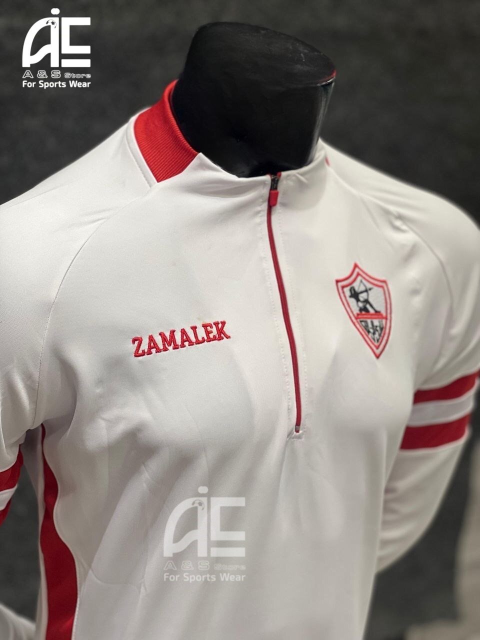 تراك الزمالك تطريز "ابيض" - الصورة 4