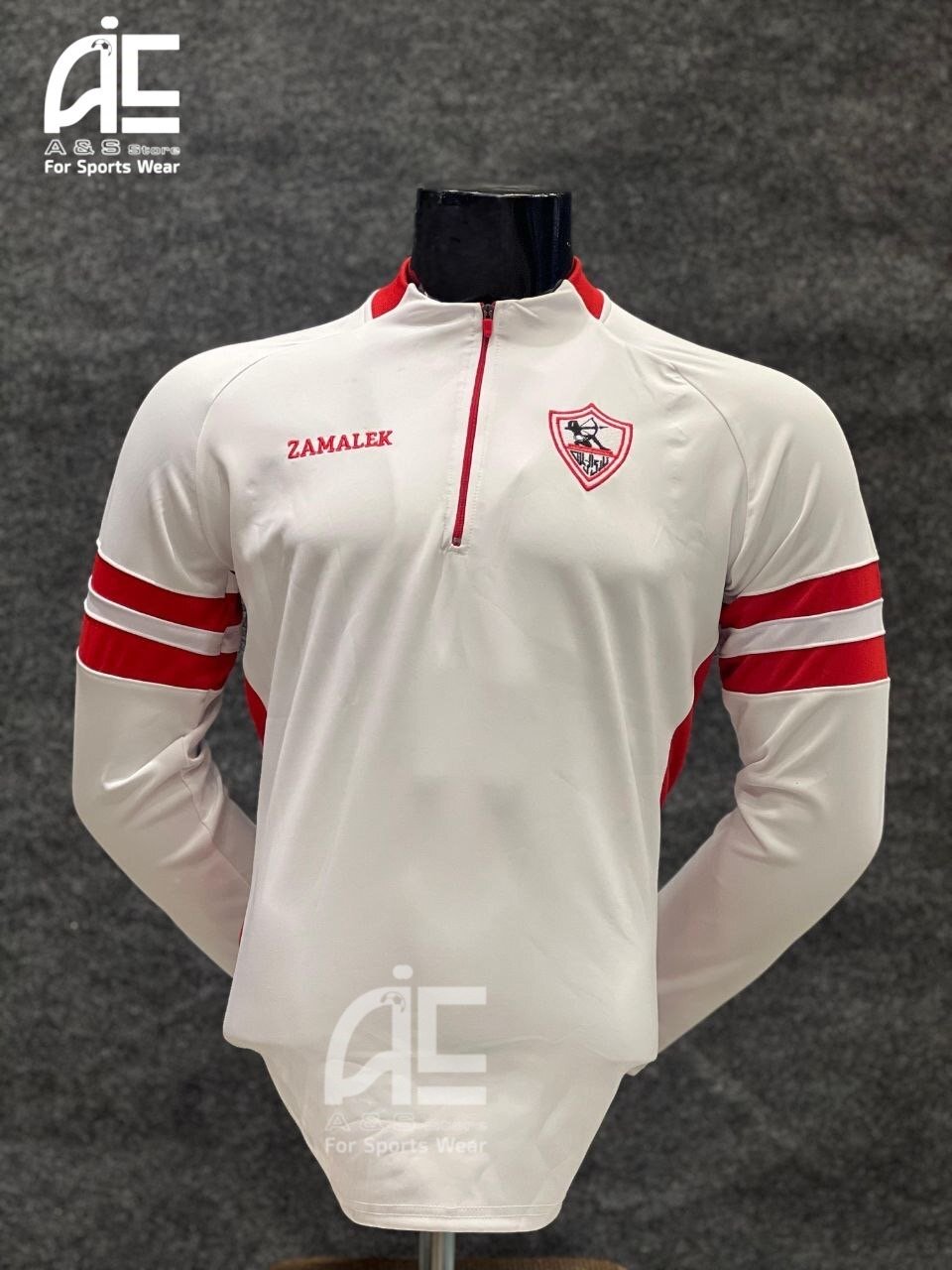 تراك الزمالك تطريز "ابيض"
