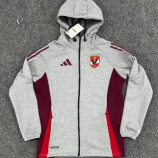 جاكيت اهلى  "رصاصى"