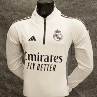 تراك توب ريال مدريد "ابيض فى رصاصى"