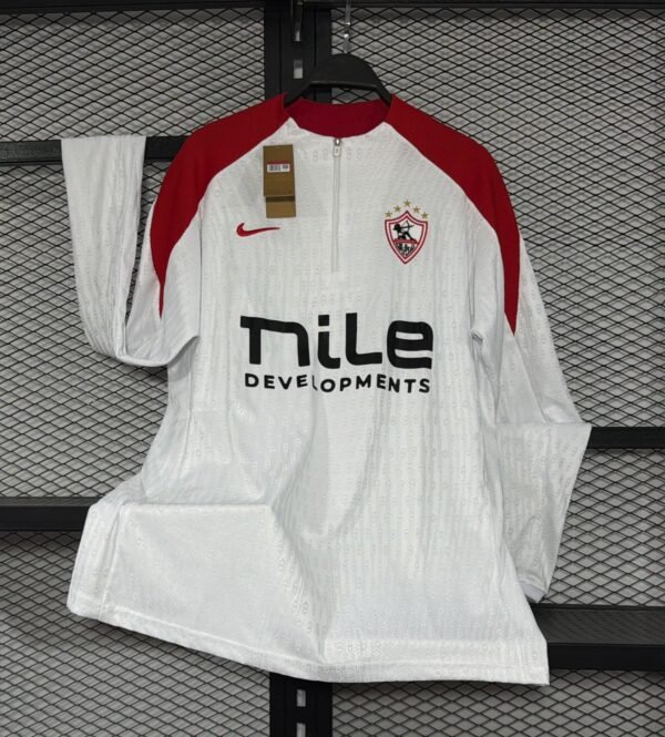 ⁦تراك توب الزمالك "ابيض فى احمر"⁩ - الصورة ⁦2⁩